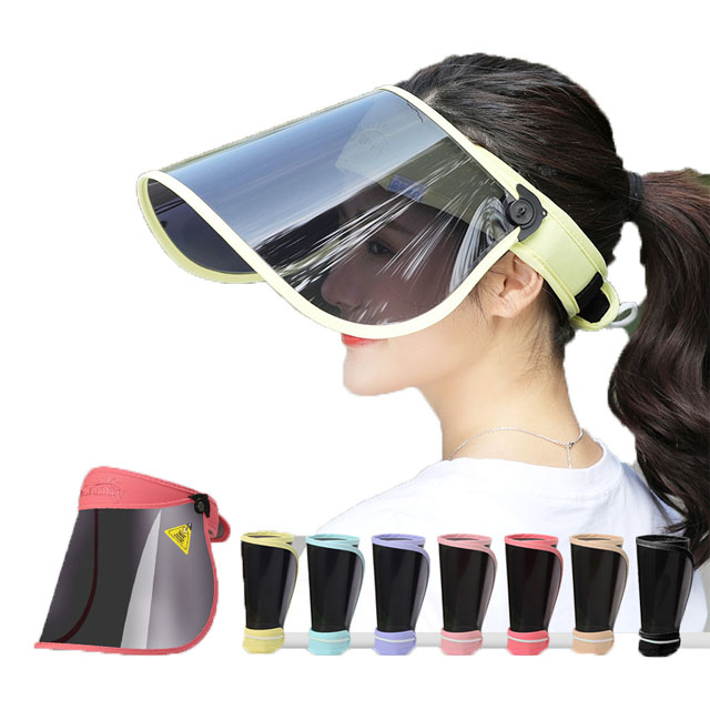 Популярный солнцезащитный пластиковый козырек для лица, защитный козырек для лица, защита от капель