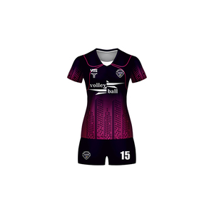 أطقم زي كرة الطائرة الجديدة، قميص كرة طائرة نسائي قابل للتنفس، قميص كرة طائرة مطبوع بتقنية التسامي سريع الجفاف - Product Image 2