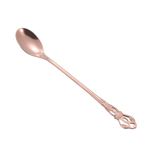 Cuillère à café vintage Royal Court, cuillère à glace rétro européenne, cuillères à dessert à long manche très tendance - Product Image 5