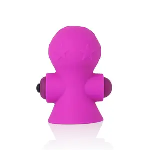 Mini Bullet Âm Vật Kích Thích Vibrator Massager Sucking Núm Vú Vibrator Silicone Vú Vibrator Cho Phụ Nữ