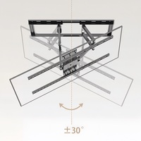 Soporte de TV LCD Inclinable de Alta Calidad A7-1 de 85 Pulgadas, Capacidad de Carga de 50 kg, Soporte de Pared Giratorio para Pantalla de 40-85 Pulgadas
