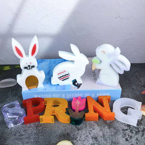 Moule en silicone pour résine fait main, style DIY, ornements décoratifs et outils pour gâteaux, pour la fabrication de résine, moule en plâtre - Product Image 4