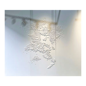 壁パネル3D刺繍ボードリビングルームベッドルームクラシックスタイル耐火防湿 - Product Image 4