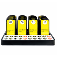 Système d'Appel Sans Fil MMCall du Fabricant Chinois, Pager Client pour Restaurant et Café, Modèle MMC-K30, Portée 300m, 20 Pagers par Ensemble