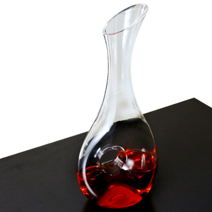 Sannishanxi — carafe à vin en cristal soufflé à la main, 1200ml, en forme de <span class=keywords><strong>O</strong></span>, creux, sans plomb, vente en gros - Product Image 4