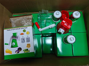 Râpe Rotative Manuelle Multifonctionnelle 2026 pour Légumes et Fromage avec Acier Inoxydable pour Cuisine Domestique - Product Image 3