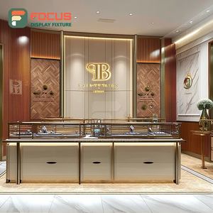 Fabricante de Muebles Minimalistas para Joyerías, Mostrador de Exhibición para Joyería con Superficie Pulida - Product Image 2