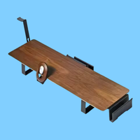 Support pour ordinateur portable en métal professionnel, hauteur réglable, design personnalisable, étagère organisatrice pour tiroirs de bureau, école, maison, 2,435 kg