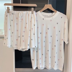 <span class=keywords><strong>Pigiama</strong></span> <span class=keywords><strong>Oversize</strong></span> da <span class=keywords><strong>Donna</strong></span> in Modal e Cotone di Bambù, Abbigliamento per Casa, Set <span class=keywords><strong>Pigiama</strong></span> con Logo Personalizzato - Product Image 1