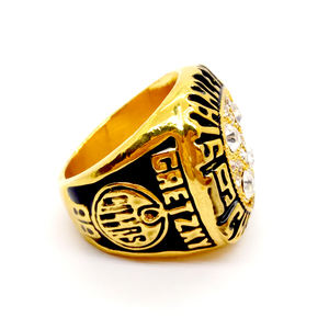 Anillo de Recuerdo de Aleación Chapado en Oro Rosa del Campeonato de los Edmonton Oilers de 1990, Regalo de Cumpleaños para Hombre - Product Image 2