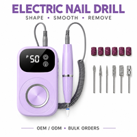 Moteur à balais OEM 40000 tr/min pour perceuse à ongles, idéal pour le vernis gel, l'acrylique, usage professionnel en salon