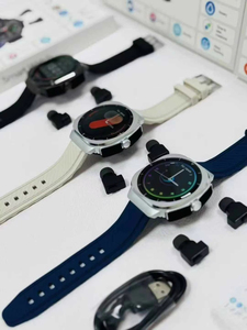 Nouvelle Arrivée AIMB-Z19 <span class=keywords><strong>Montre</strong></span> Connectée Écouteurs TWS Appel Vidéo NFC Étanche 5ATM Paiement Boussole Suivi Santé <span class=keywords><strong>Sport</strong></span> Homme Femme - Product Image 3