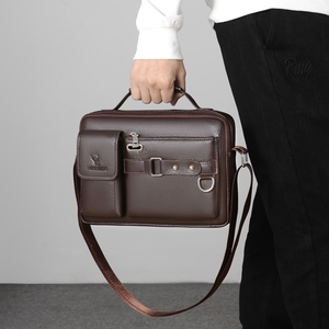 Sacoche Populaire WEIXIER D235 pour Homme, Sac à Bandoulière en Cuir PU, Sacoche d'Affaires, Sac Messager pour Hommes - Product Image 6