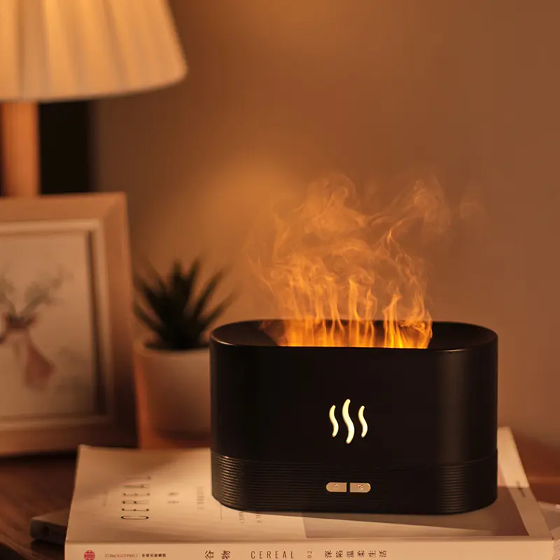 Diffuser Aroma Api USB, Penyebar Efek Api 3D Minyak Esensial Humidifier Api Baru 2022