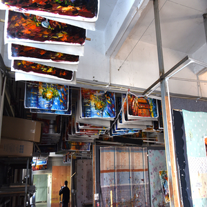 Quadro su Tela Dipinto a Mano <span class=keywords><strong>con</strong></span> Design Personalizzato in Acrilico, Immagine Astratta di <span class=keywords><strong>Strumenti</strong></span> <span class=keywords><strong>Musicali</strong></span> e Chitarre - Product Image 3