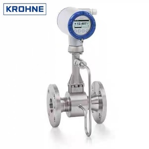 Medidor de flujo vórtico Krohne con conexión de brida para instalación en tuberías de vapor, gas y líquidos, precisión 1.0 - Product Image 3