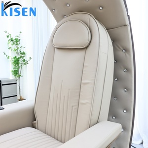 KISEN - Équipement de salon de manucure haut de gamme en bois - Chaises de pédicure électriques inclinables - Chaise de spa de luxe avec lavabo - Product Image 4