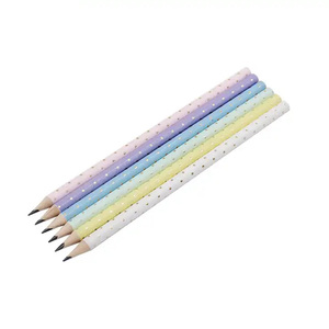 <b>Macaron</b> Color Girls Cute Graphite Pencil Custom Printed HB Lead Pencil in Bulk - Product Image 1