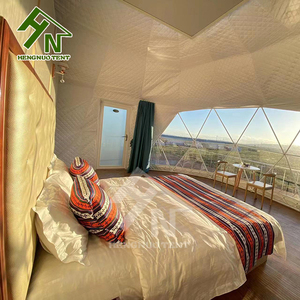 Châssis en acier personnalisé Maison préfabriquée <span class=keywords><strong>Cabine</strong></span> Pop up Hotel Igloo Tente dôme pour le glamping en plein air - Product Image 6