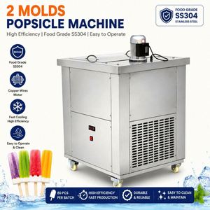 Molde de acero inoxidable 304 para helados y paletas con soporte para palitos, ideal para máquina de helados, para <span class=keywords><strong>el</strong></span> hogar, capacidad para 40 paletas. - Product Image 1