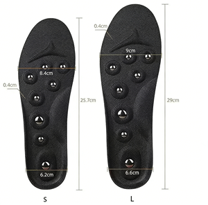<span class=keywords><strong>Semelles</strong></span> Confort Sport Antidérapantes <span class=keywords><strong>pour</strong></span> Chaussures, Thérapie Magnétique, Soutien de la Voûte Plantaire, <span class=keywords><strong>Semelles</strong></span> de Massage <span class=keywords><strong>pour</strong></span> Pied Plat - Product Image 2