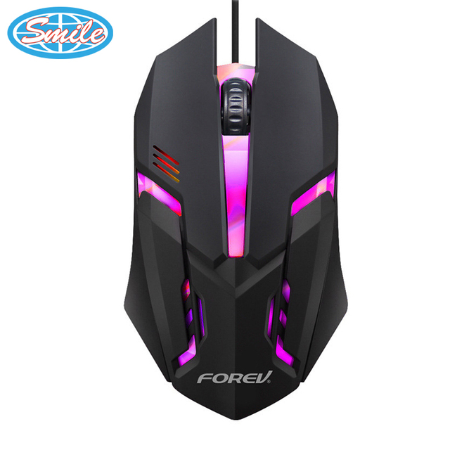 Professional Wired Gaming Mouse 4 Button 1000DPI RGB USB Computer Mouse Game Silent Mouse for PC Laptop Gamer