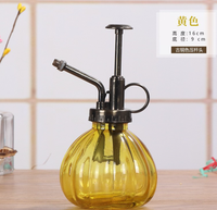200ML Distributeur de bouteilles en verre de sirop de café et pompe Style vintage Pot d'eau en verre Vaporisateur de plantes en verre avec pompe