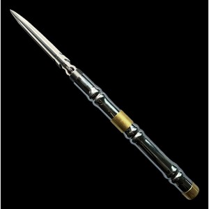 Silver Bamboo Short Dagger 37Cm 52Cm Carbon Steel Multifunction Survival Tool Outdoor Vehicle Mount - Product Image 3