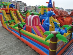 Trampolino Gonfiabile con Labirinto / Trampolino Gonfiabile con Labirinto Cinese / Parco Giochi Gonfiabile per Bambini - Product Image 4