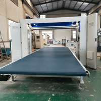 Machine de découpe horizontale automatique de précision pour mousse EPS, avec couteau annulaire CNC, pour éponge et tissu en polyuréthane