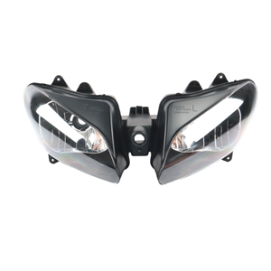 Quels modèles de motos sont compatibles avec cet ensemble de phares ? Il convient aux modèles de motos sportives Yamaha YZF <span class=keywords><strong>R1</strong></span> <span class=keywords><strong>2000</strong></span> et 2001. - Product Image 1