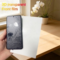 Film transparent imprimable 180*120mm pour machine de découpe de film, film de protection d'écran HD transparent, fourni par l'usine