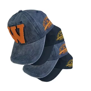 Wholesale Unisex Cotton Embroidery Logo Baseball Cap Hat Custom Gorras Sports High Quality Baseball Cap Supplier