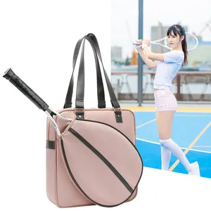 Drop Verzending Droge En Natte Scheiding Designer Dames Roze Waterdichte Tas Tennisbal Vrouwen Custom Sac De Tennisracket Tas