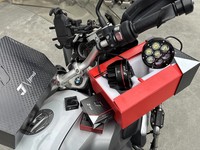 Phare arrière LED JPAD J7A pour moto, blanc/jaune, 210W, haute luminosité, 7 lentilles, pour remplacement, garantie 1 an