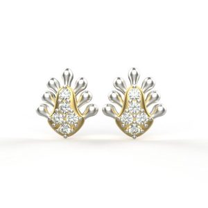 Meilleure qualité or poinçonné 18 carats avec diamant certifié cultivé en laboratoire nouvelles boucles d'oreilles à la mode bijoux pour filles et femmes - Product Image 3