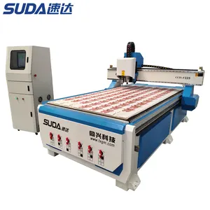 Suda Ccd 1325 Serie Hoge Snelheid Ccd & Oscillerend Mes Waterkoeling Spindel 3kw Cnc Router Rand Patrouille Snijmachine