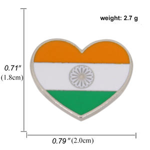 Personalizado suave esmalte rectángulo diferente estado en forma país insignia Logo americano Texas <span class=keywords><strong>Dominos</strong></span> Pizza Palestina bandera Pin fábrica - Product Image 4