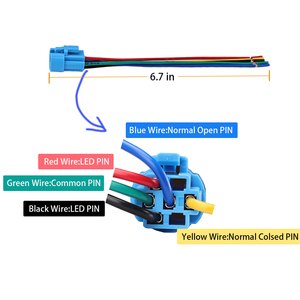 12V Schakelaar Drukknop Waterdicht Ip65 Ip66 Stofdicht Noodstop 10a Drukknop Schakelaar - Product Image 5