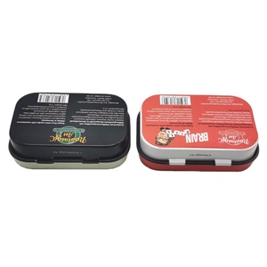 Caja de Metal Rectangular Personalizada y Reciclable con Diseño de Caricaturas, Contenedor de Almacenamiento para Dulces, Joyas, Tarjetas y Pegatinas - Product Image 4