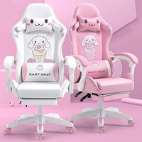 Chaise de jeu rose pour fille, chaise de course pour jeux électroniques, chaise d'étude pour enfants, fauteuil d'ordinateur, fournisseur de meubles de bureau et de maison en Thaïlande