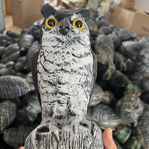 Chất lượng cao nhựa 360 độ xoay cú để dọa chim ngoài trời không thấm chim - Product Image 3