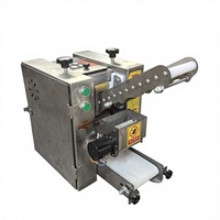 Machine à emballer les raviolis entièrement automatique, de qualité alimentaire, à épaisseur réglable, pour usage commercial, aspect artisanal