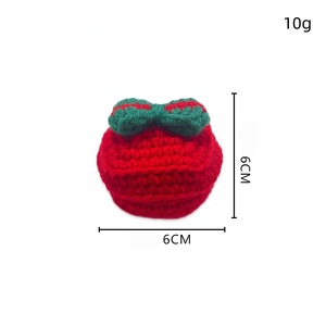 Kit de Llaveros de Ganchillo Navideños Hechos a Mano, Amigurumi de Ganchillo de Santa Claus, Colgantes para Bolsos de Árbol de Navidad, Adornos Navideños, Regalo - Product Image 6