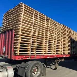 Madeira dura 4 vias EURO PALLET EUR/ EPAL PALLETS de madeira com cor amarela Tamanho 1200x1000x150mm Disponível para Venda