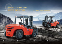 Chariot élévateur diesel HELI série K2 de 1 à 10 tonnes avec déplaceur latéral et positionneur de fourches