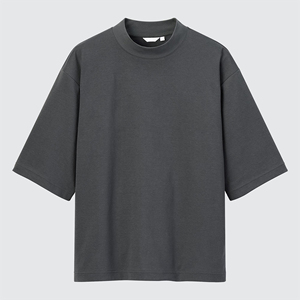 เสื้อยืดคอกลมโอเวอร์ไซส์ สกรีนโลโก้ได้ สไตล์สตรีทแวร์ ทรงหลวม ไหล่ตก ผ้าคอตตอนหนา ทรงบ็อกซี่ เสื้อยืดเปล่าสำหรับผู้ชาย - Product Image 1