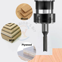 Fraise droite à 2 dents Warrior's Bit en carbure de haute vitesse, revêtement AlTiN, pour usinage CNC du bois/MDF, ODM/OEM