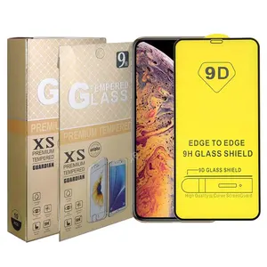 9D Screen Protectors Full Cover Glue Temper Glass For iPhone 13 12 Mini Pro Max 8 7 Moto G Stylus 2021 Samsung J5 J7 Prime A10
