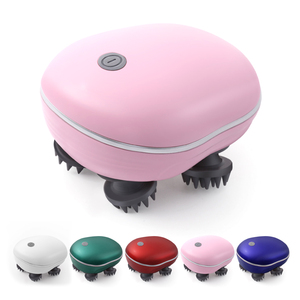 Masajeador Eléctrico Portátil para Cabeza <span class=keywords><strong>y</strong></span> <span class=keywords><strong>Cuero</strong></span> <span class=keywords><strong>Cabelludo</strong></span>, Relajante, con 4 Nodos, Efecto de Amasamiento Profundo para Aliviar el Estrés - Product Image 2